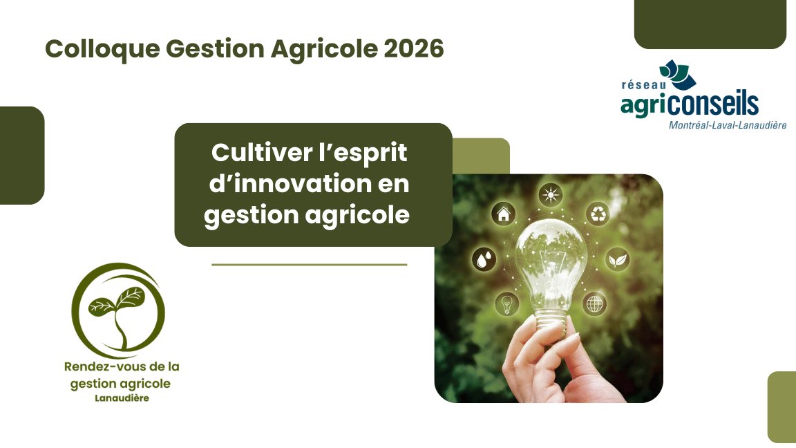 Rendez-vous Gestion agricole Lanaudière 2026
