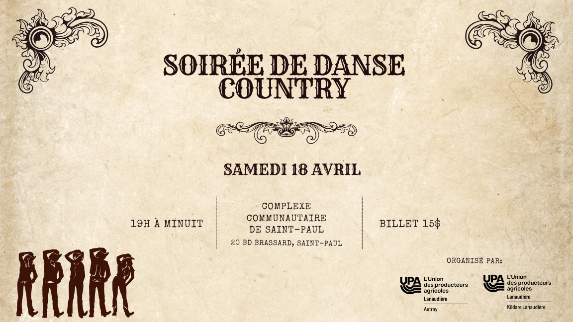 Soirée de danse country