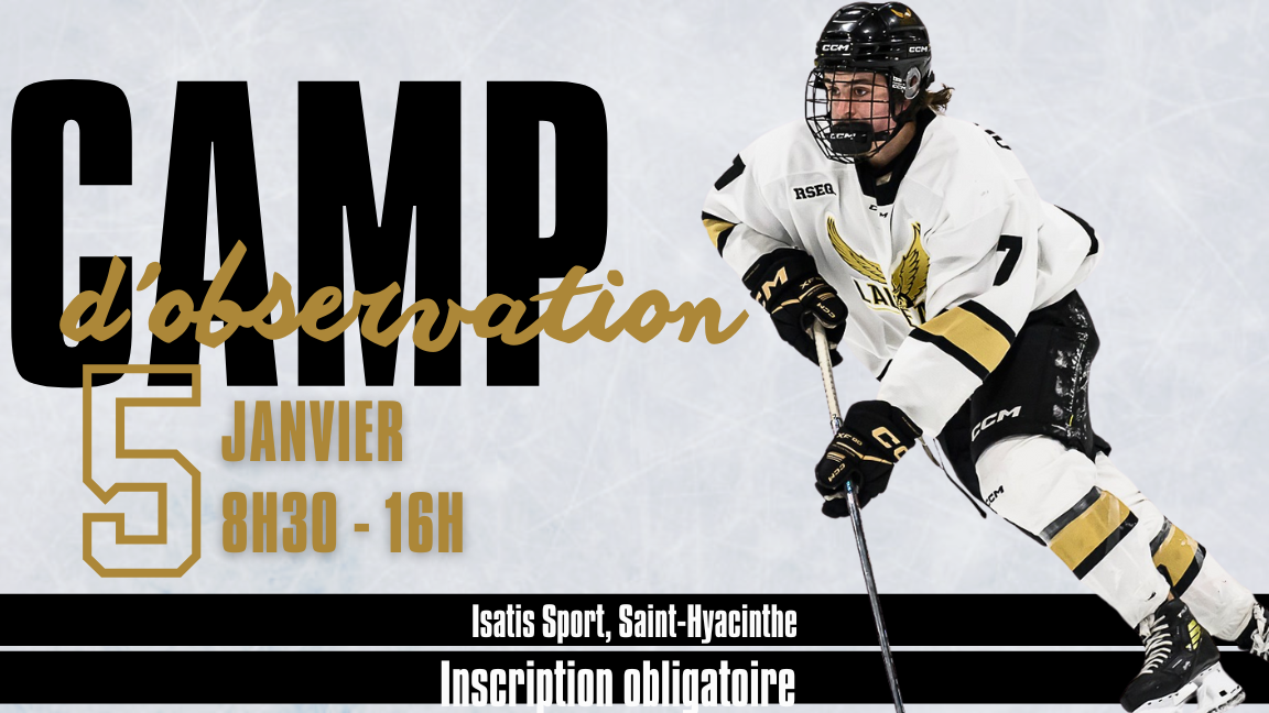 Lauréats hockey collégial D1 : Camp d'observation