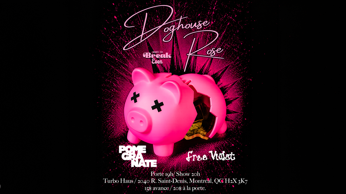 Doghouse Rose X Pomegranate X Free Violet