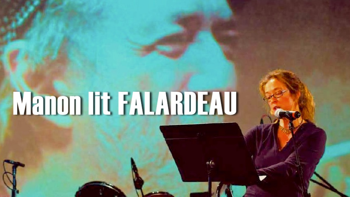 Manon Leriche lit des textes de FALARDEAU