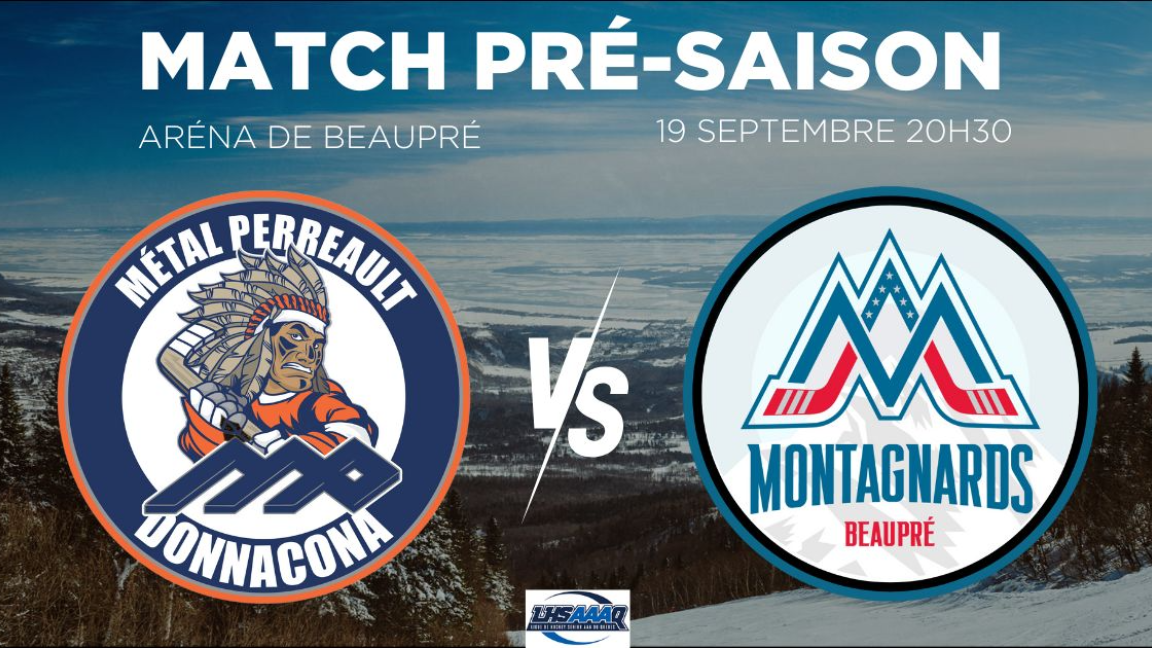 Match pré-saison Donnacona vs Beaupré