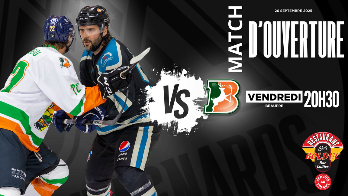 Match d'ouverture vs Bellechasse