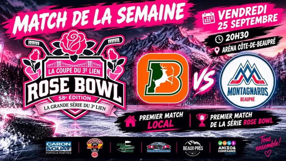 Match d'ouverture Bellechasse VS Beaupré