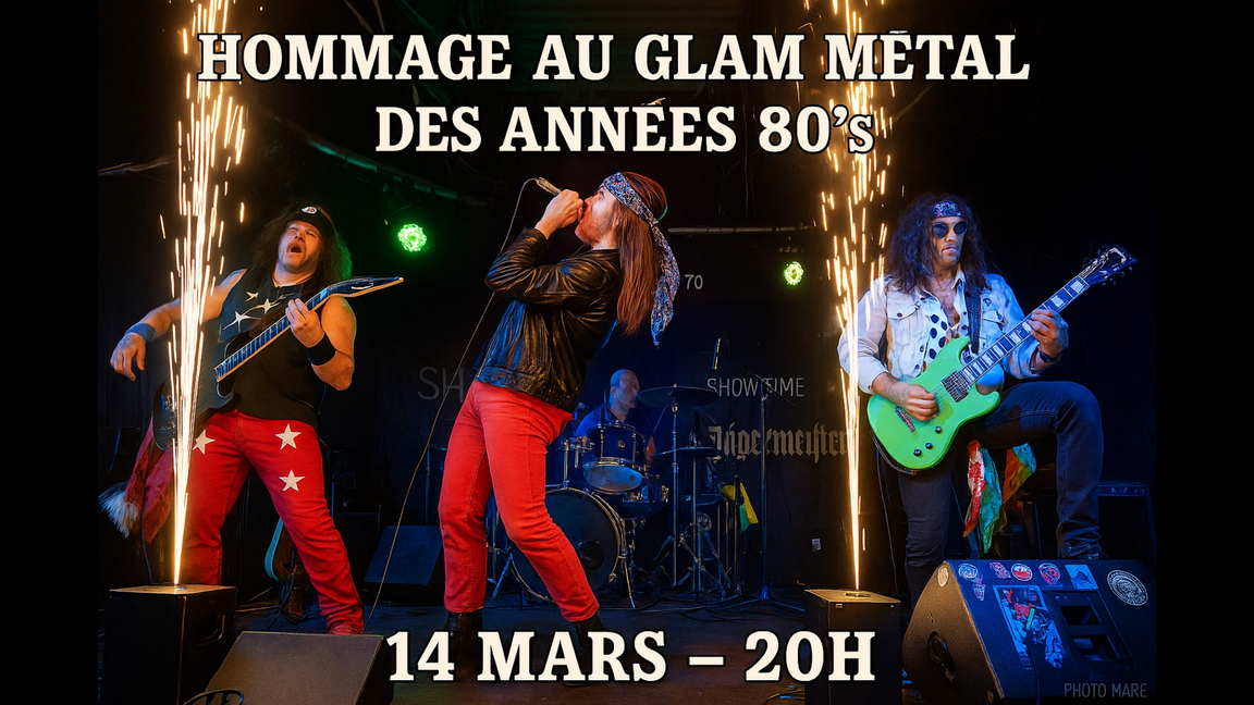 Hommage aux Glam Métal des années 80’s