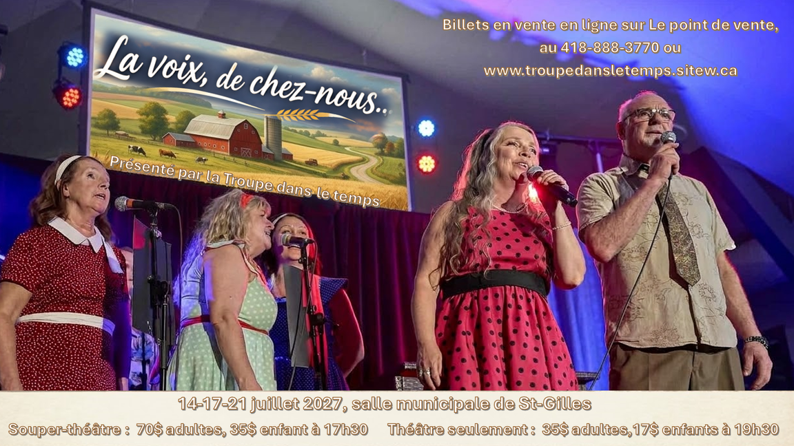 La Voix, de chez-nous...