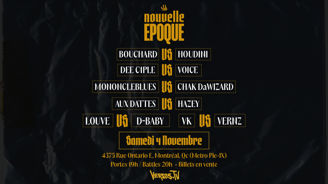 NOUVELLE-ÉPOQUE | Les Rap Batailles