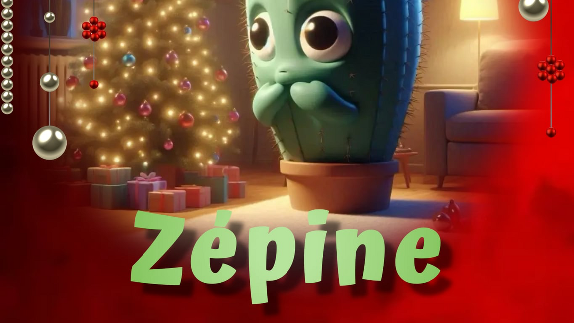 Zépine le petit cactus qui rêvait de devenir un sapin de Noël