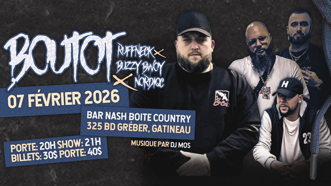 Boutot x Ruffneck x Buzzy Bwoy x Nordiqc