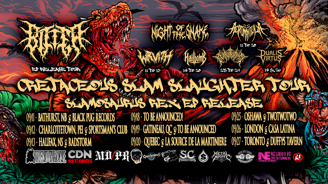 Cretaceous Slam Slaughter Tour: Halifax