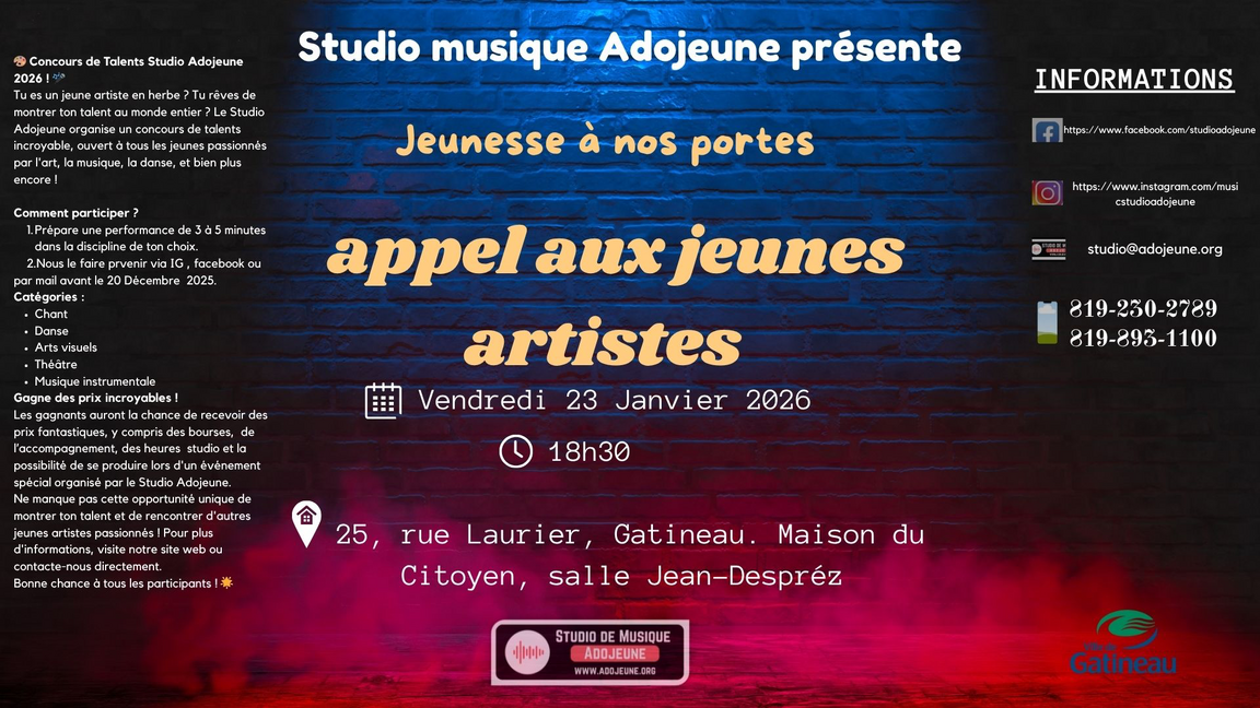 Jeunesse à nos portes