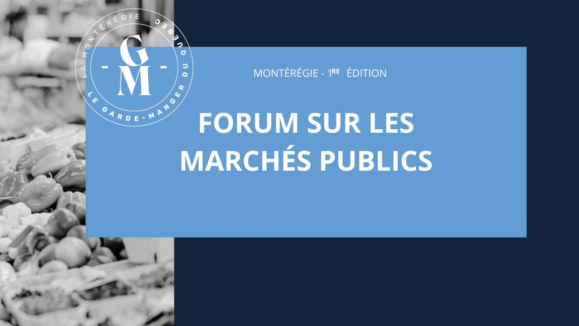 Forum sur les marchés publics