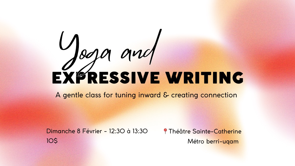 Gentle yoga & Expressive writing