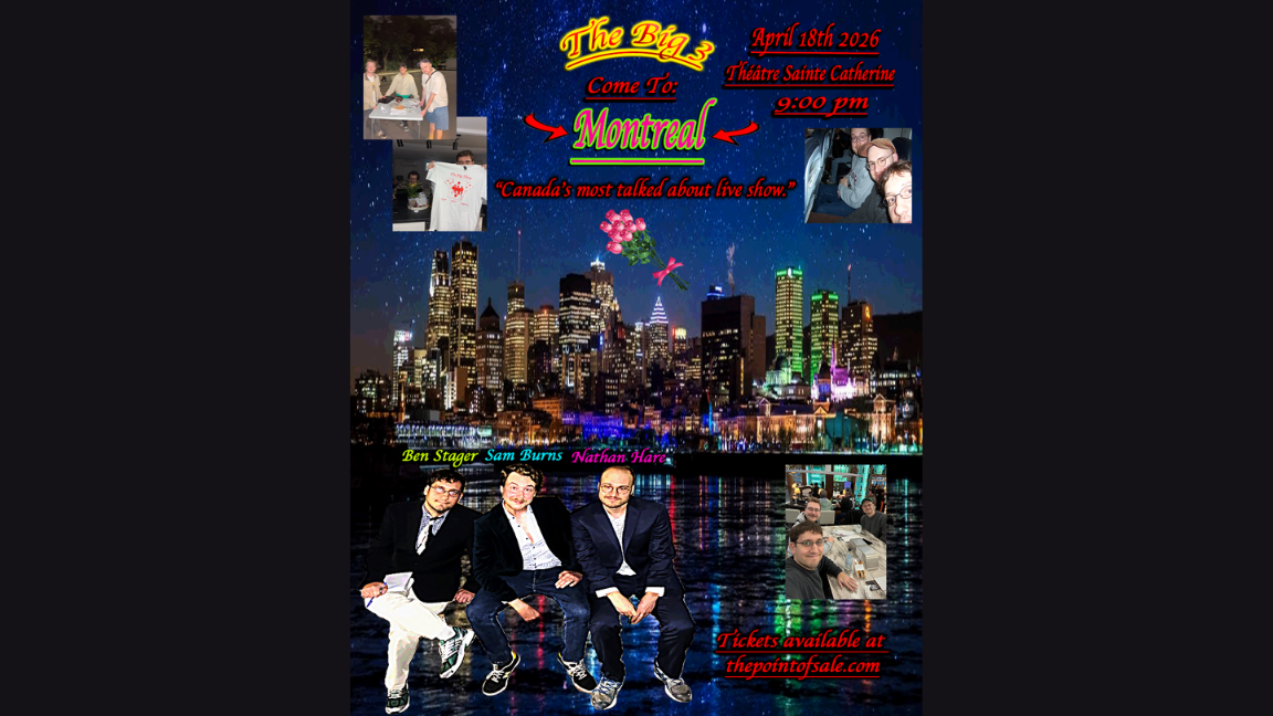 Big Three - Nathan Hare Sam Burns Ben Stager