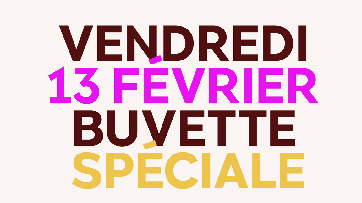 Buvette 13 février