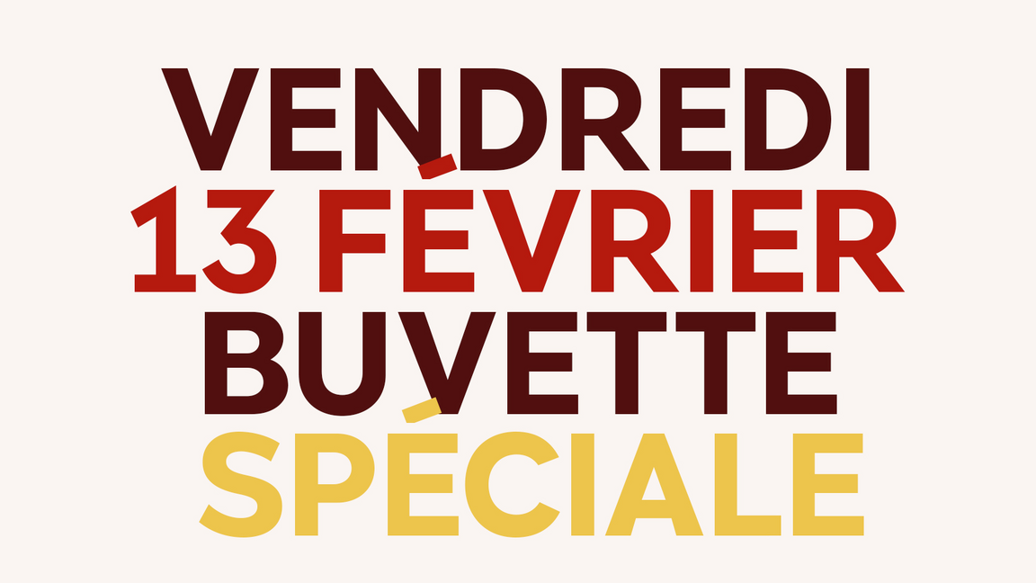 Buvette 13 février