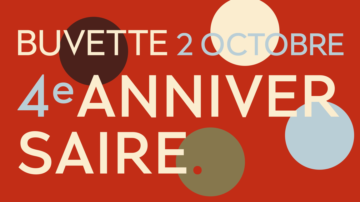 Buvette ANNIVERSAIRE 2 octobre
