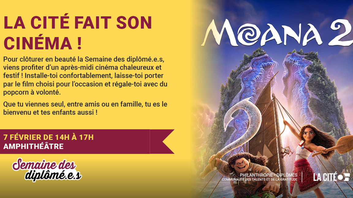 LA CITÉ FAIT SON CINÉMA !