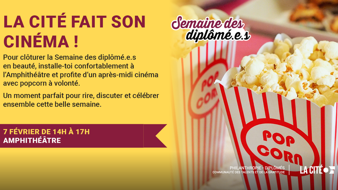 LA CITÉ FAIT SON CINÉMA !
