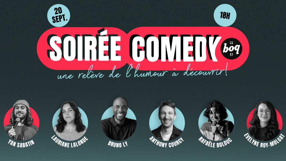 Soirée Comedy Boq : Édition 1