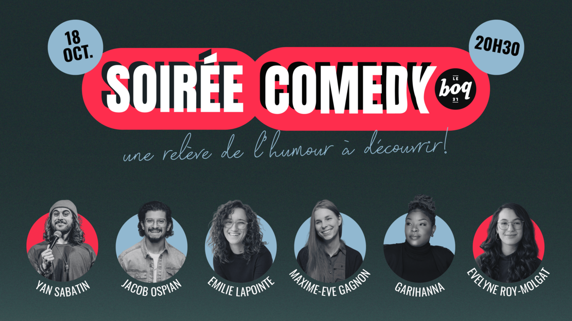 Soirée Comedy Boq : Édition 2
