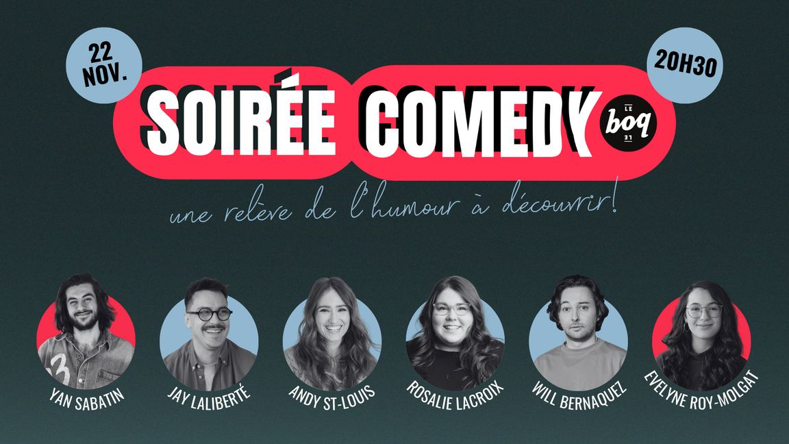 Soirée Comedy Boq : Édition 3