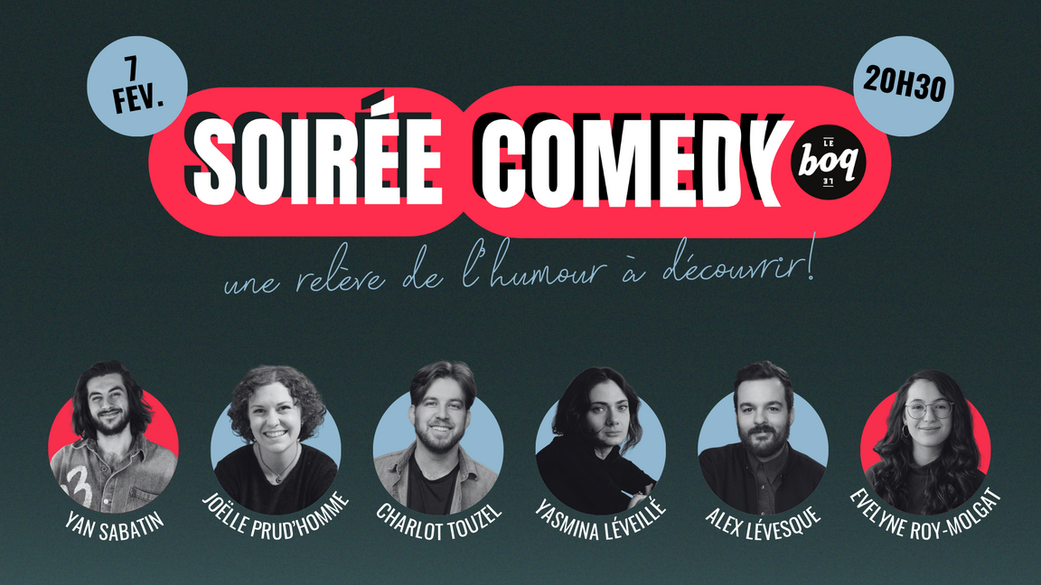 Soirée Comedy Boq : Édition 4