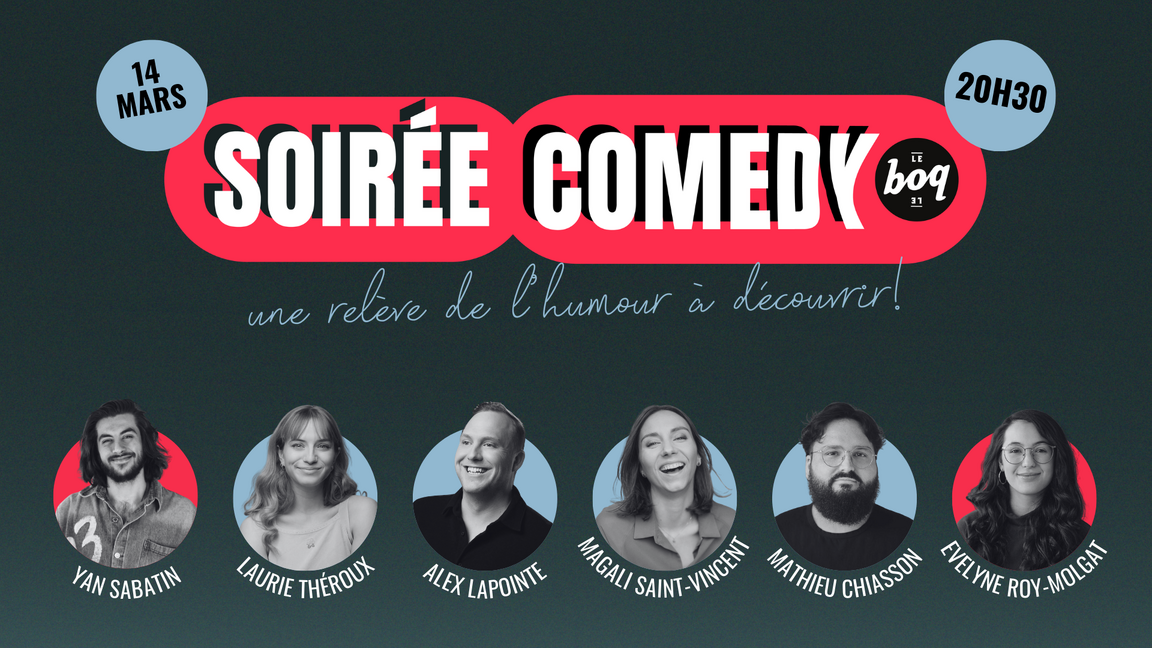 Soirée Comedy Boq : Édition 5