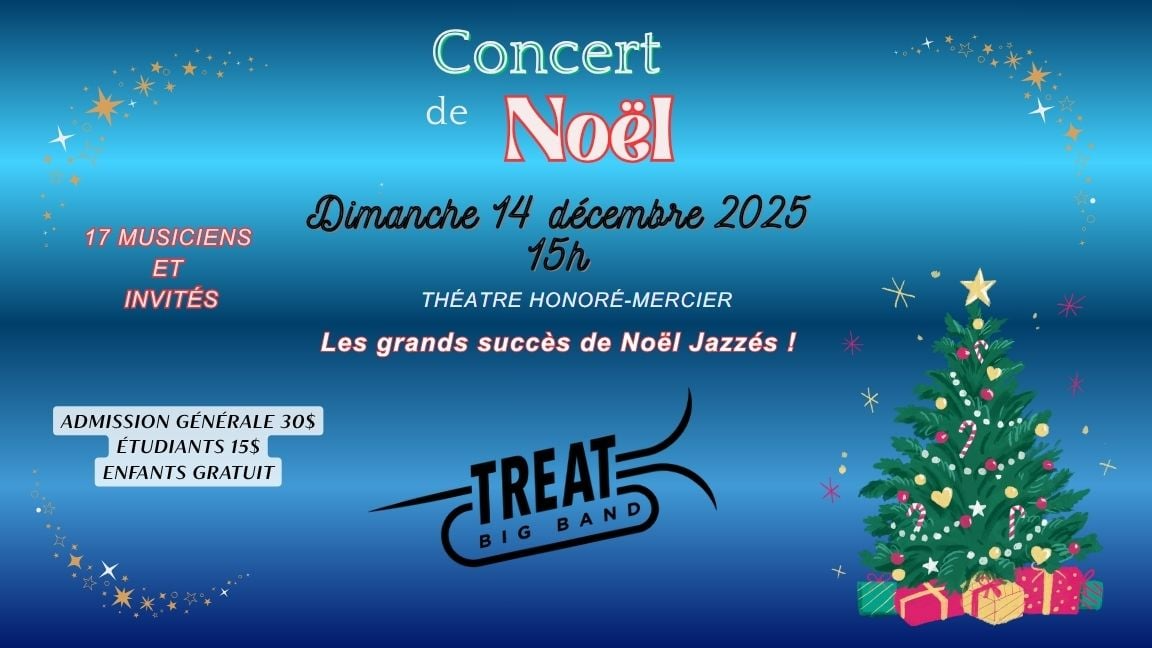Noël Jazzé avec Treat Big Band !