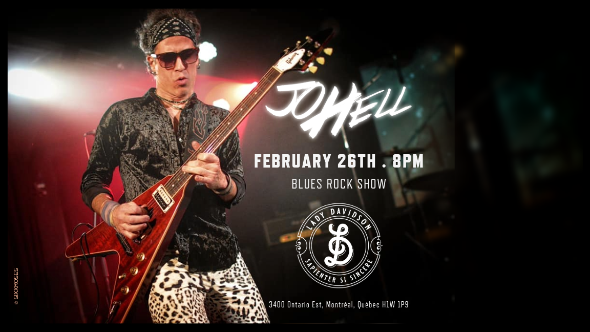 Jo Hell @ Lady Davidson - Blues Rock Show