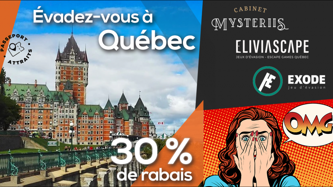 Cabinet Mysteriis - Passeport jeu d'évasion Québec