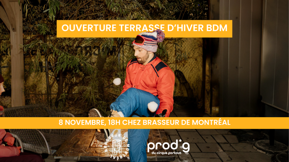 Ouverture de la terrasse d'hiver de BDM