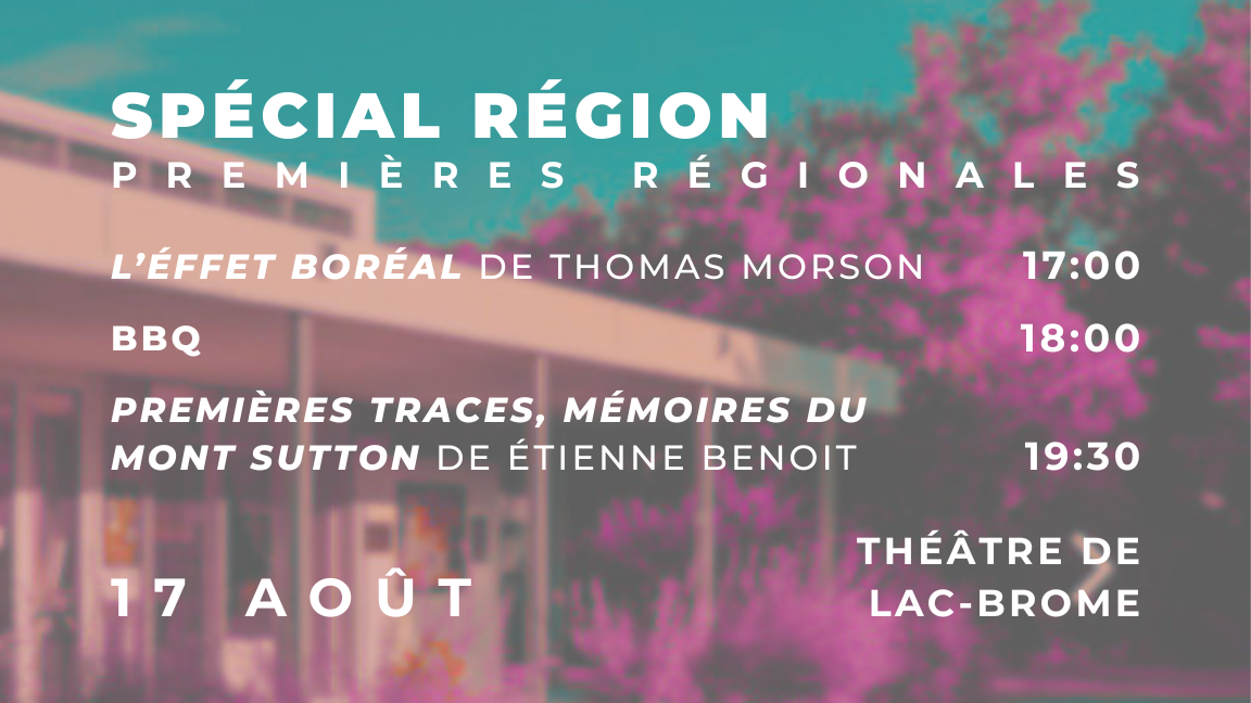 RENCONTRE DES CINÉASTES DE L'ESTRIE