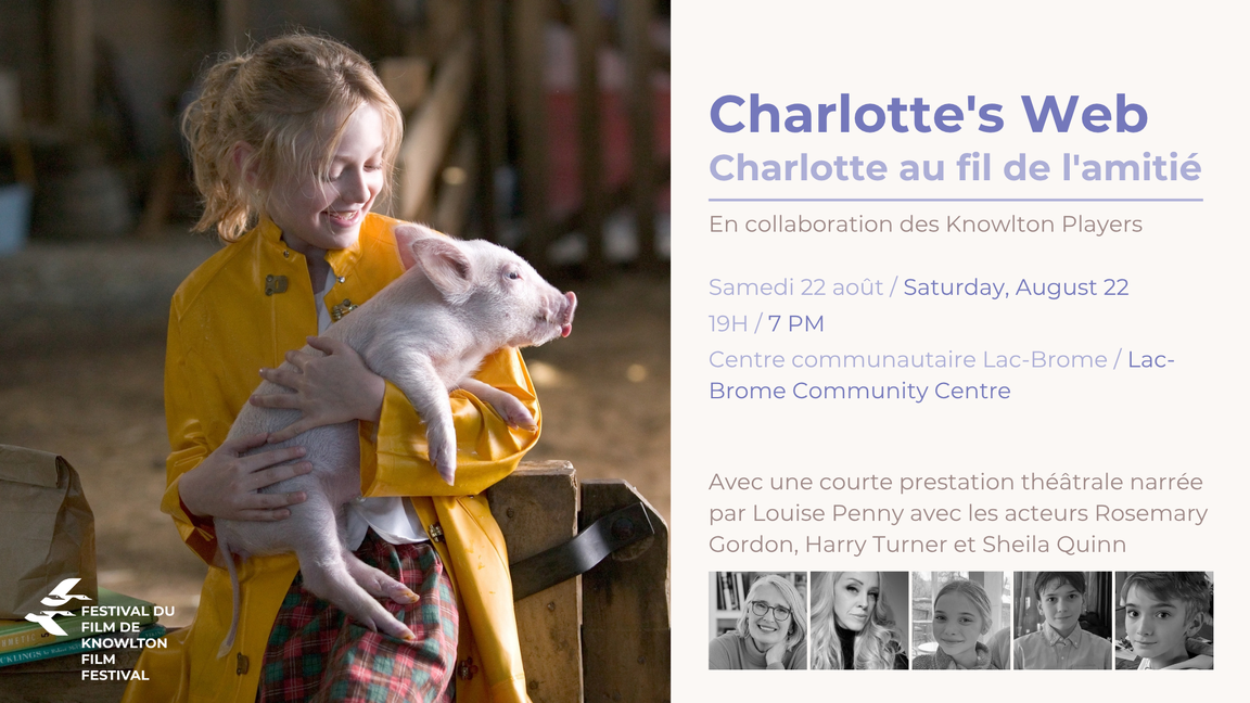Charlotte's Web, with the Knowlton Players and Louise Penny