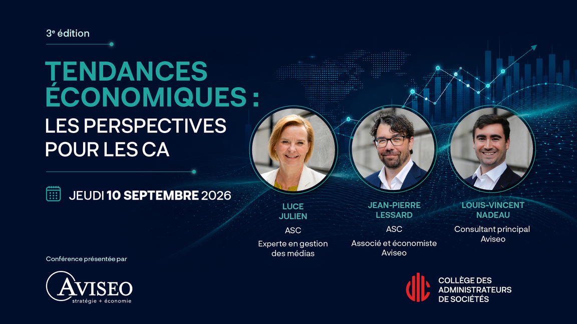 Tendances économiques 2026: Les perspectives pour les CA (webinaire)