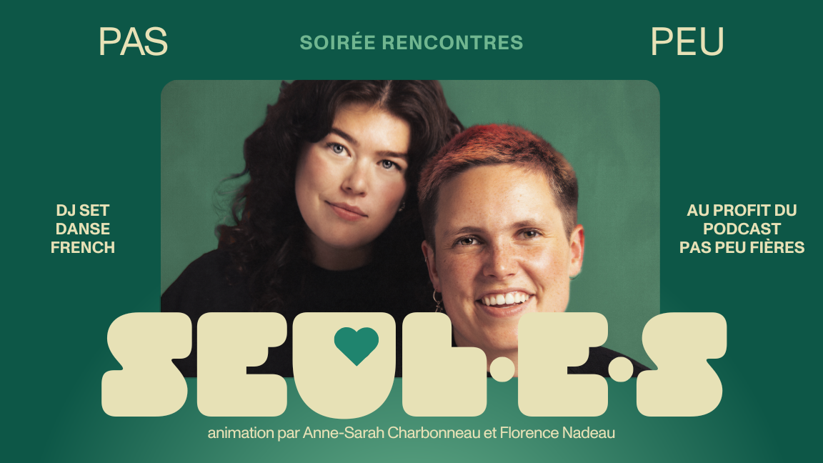 Pas peu seul·e·s - Programme DOUBLE · Rencontre + DJ set