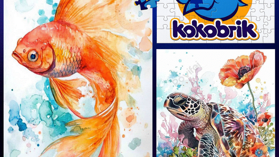 Les univers fantastiques des casse-têtes en aquarelle (7-13 ans) - INSCRIRE LES ENFANTS UNIQUEMENT