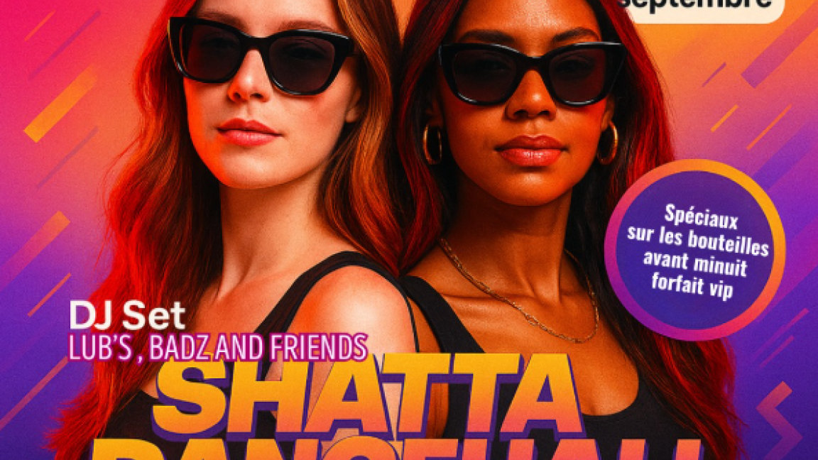 CE SOIR SHATTA x DANCEHALL x REGGAETON | Urban Party Québec