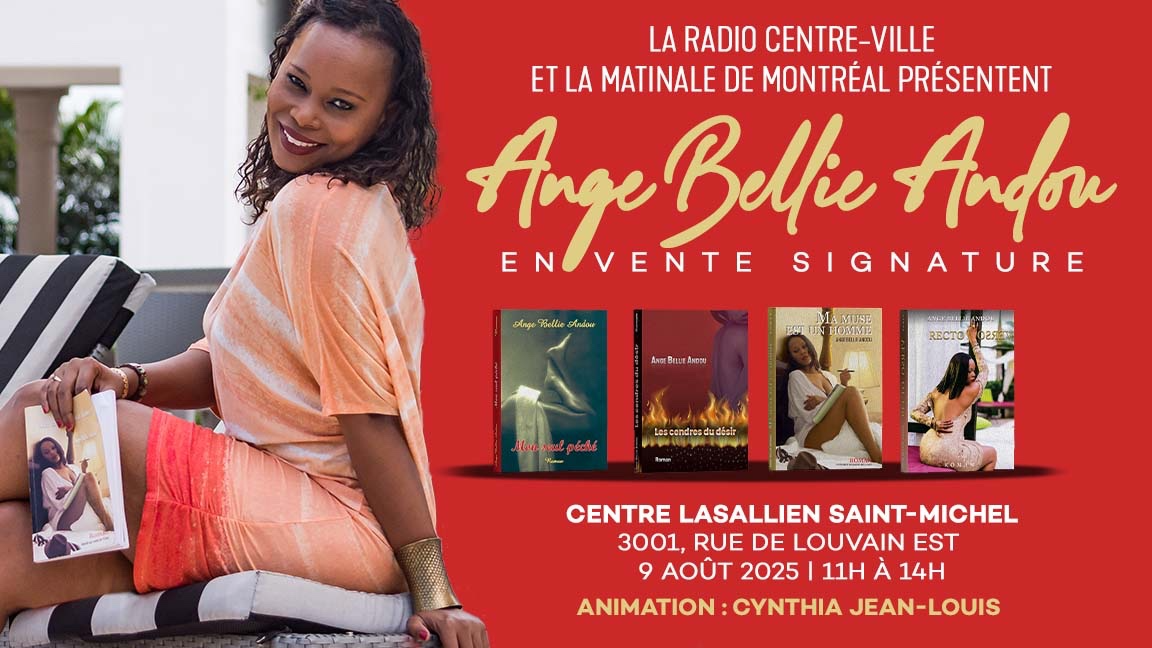 Ange Bellie Andou - Vente signature