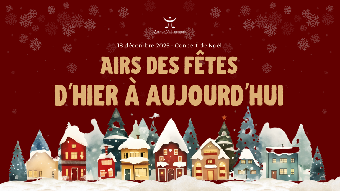 Concert de Noël de l'école Arthur-Vaillancourt 2025