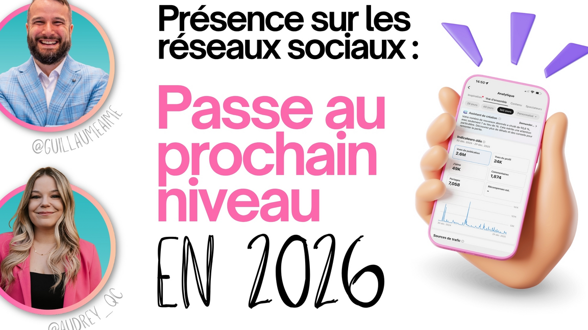 Présence sur les réseaux sociaux : Passe au prochain niveau en 2026