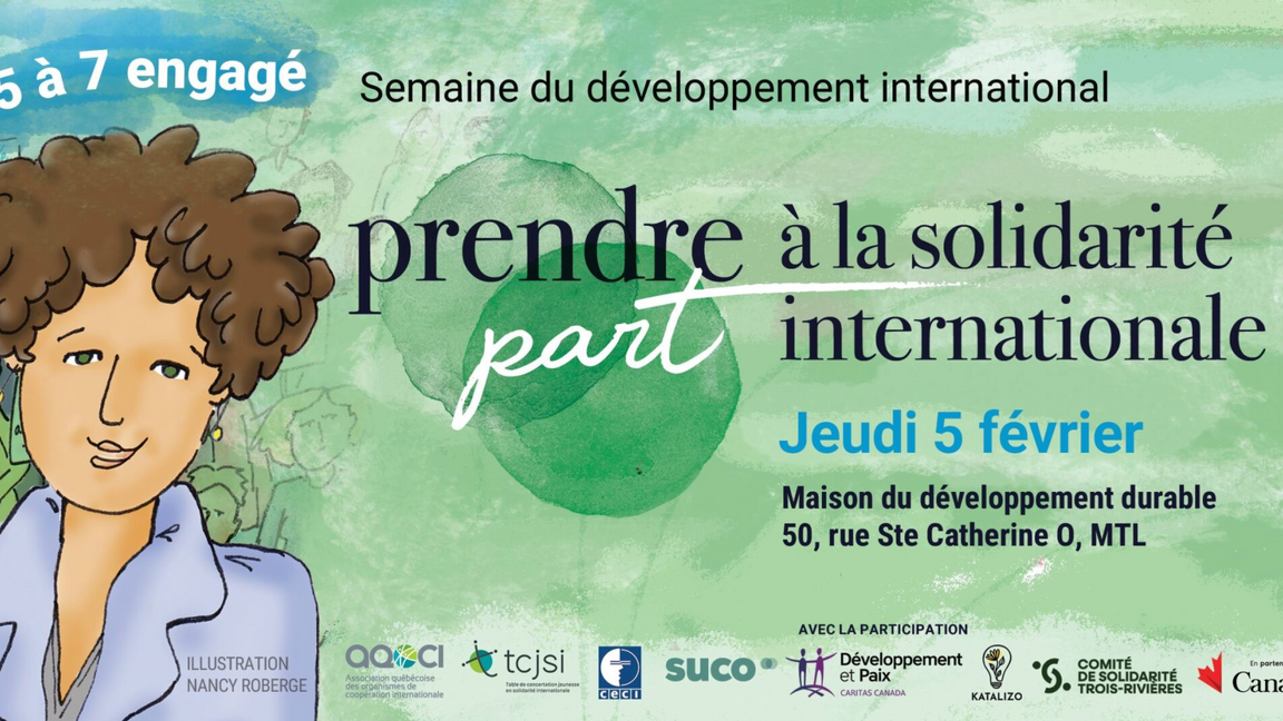 5 à 7 engagé - Prendre part à la solidarité internationale