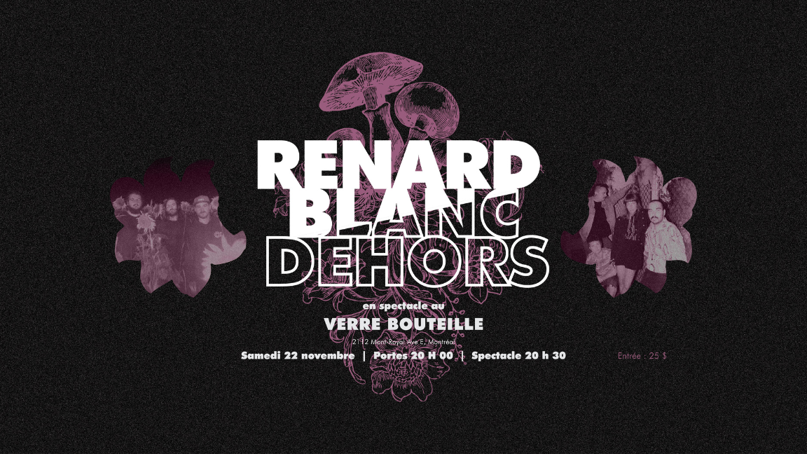 Renard Blanc et Blanc Dehors en spectacle au Verre Bouteille