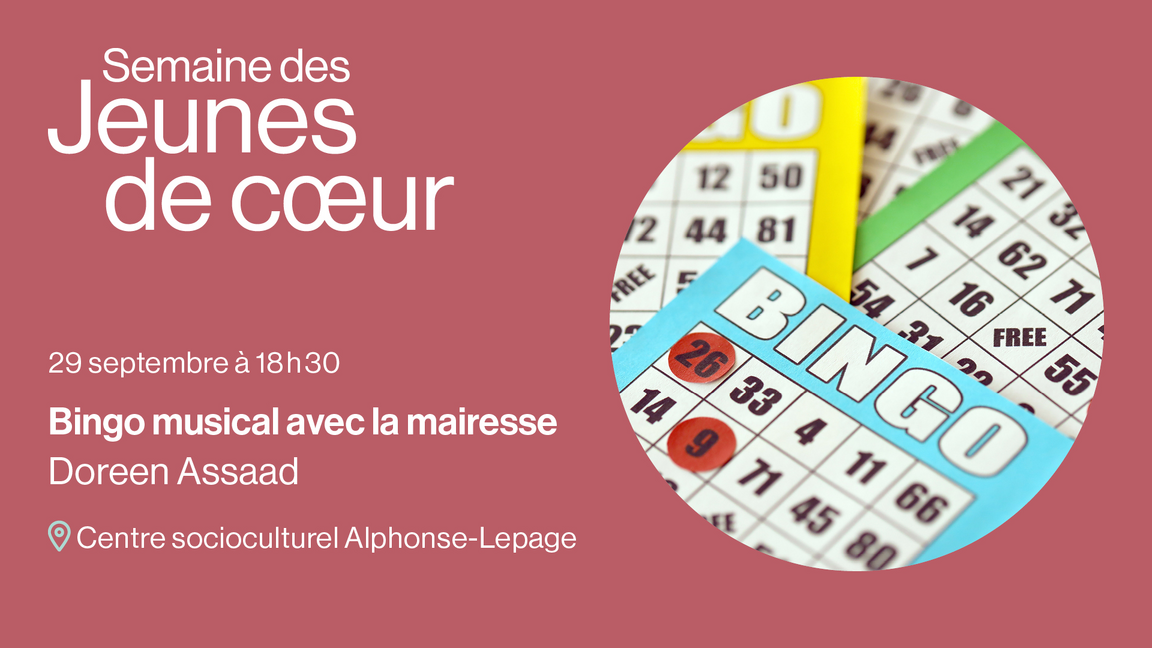 Bingo musical avec la mairesse