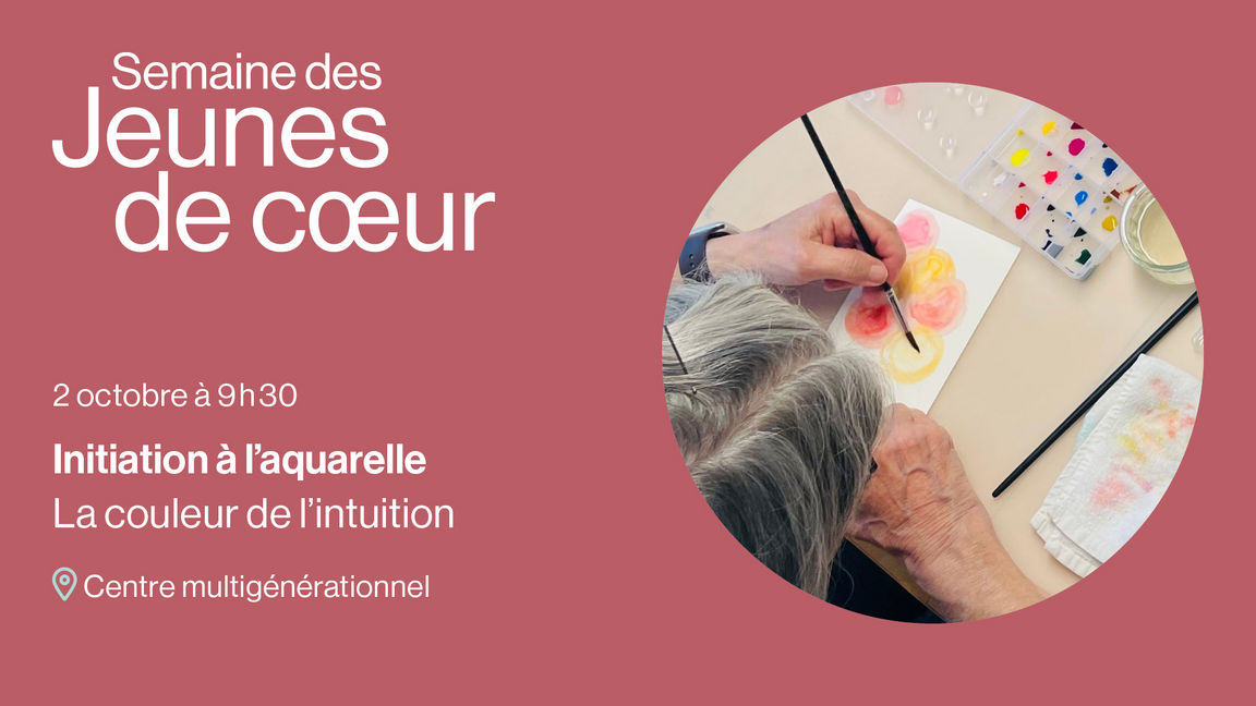 Initiation à l'aquarelle - La couleur de l'intuition