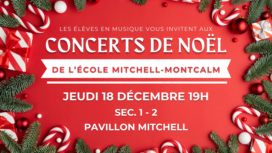 MITCHELL (sec. 1-2) - Concert de Noël