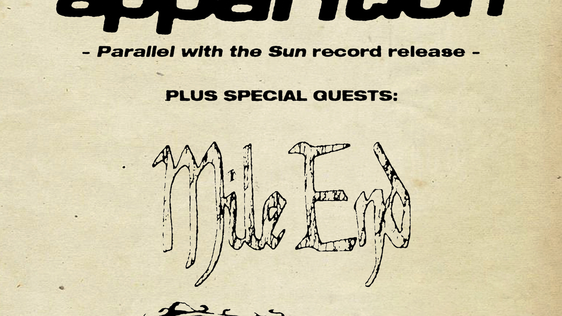 Cloned Apparition "Parallel with the Sun" record release