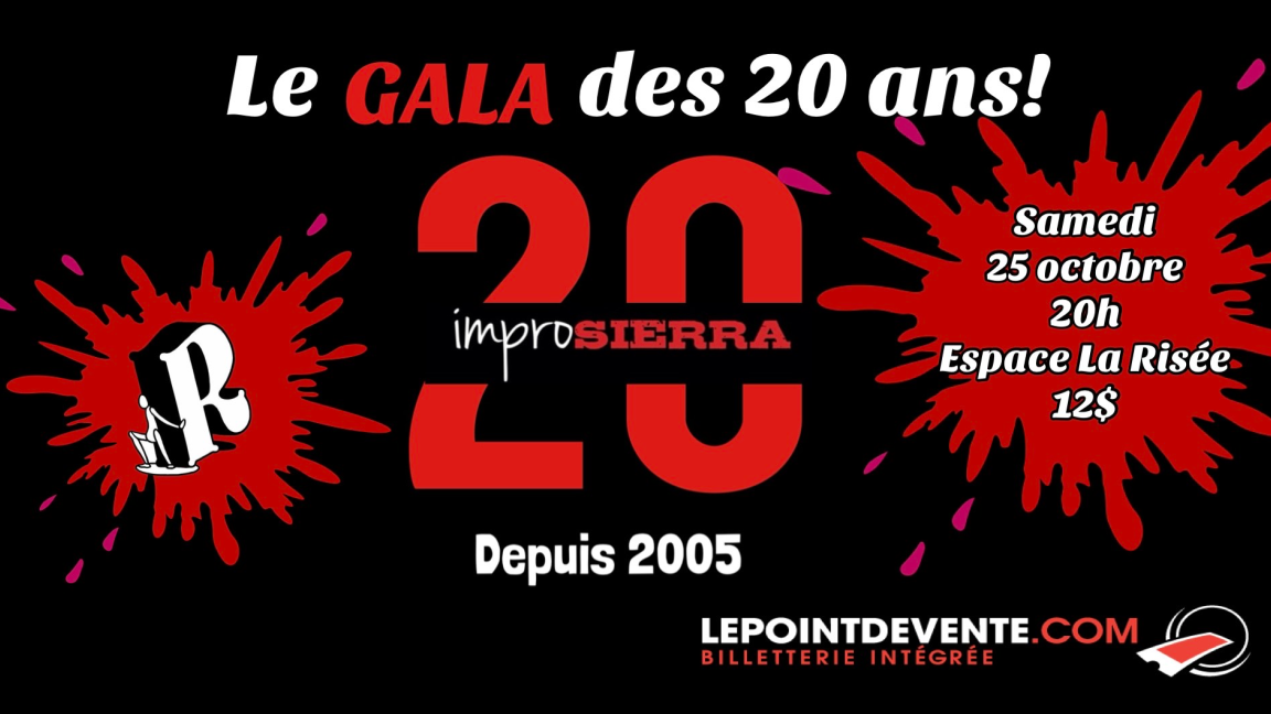 Gala 20 ans - Impro Sierra