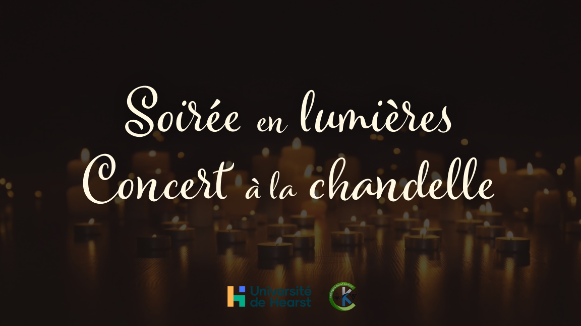 Levée de fonds Université de Hearst - Soirée musicale aux chandelles