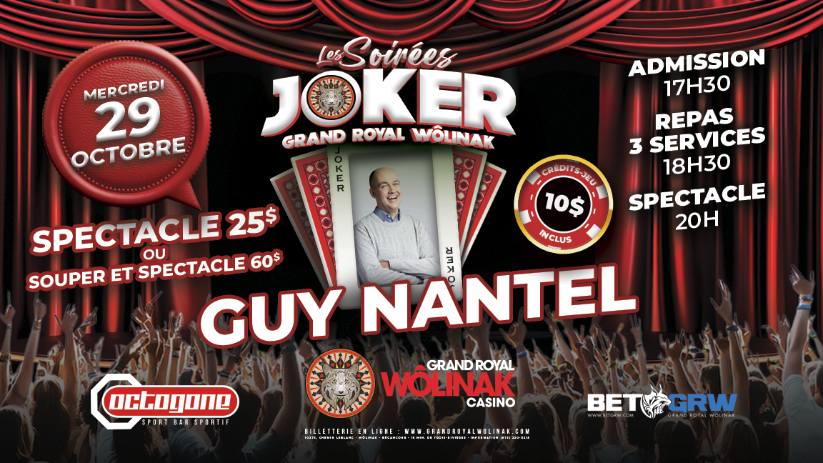 Les Soirées Joker - Guy Nantel